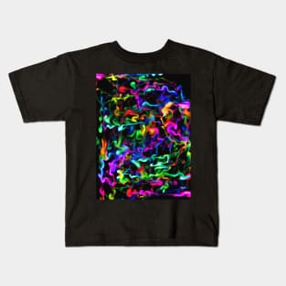 Psychedelic Acid Rainbow Swirls Kids T-Shirt